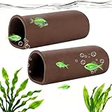 Facile à Nettoyer : La surface lisse du grotte crevettes aquarium se nettoie facilement. Un simple rinçage à l’eau suffit pour éliminer les saletés et les algues, et garder votre aquarium propre. Les propriétés naturelles de l’argile violette rendent le cachette pour poissons et crevettes de décoration moins sujet à l’accumulation de saletés, réduisant ainsi l’entretien et lui permettant de conserver son aspect neuf même après une utilisation prolongée, pour un aquarium sain