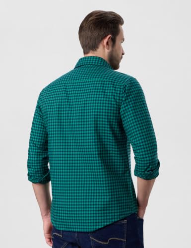 Image of Symbol Premium Men's Checkered Casual Shirt - Regular Fit | Full Sleeve | Pure Cotton (Available in Plus Sizes)