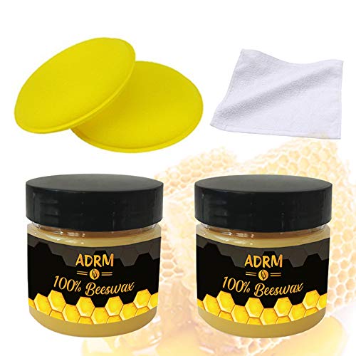 ADRM Good Stuff (5pcs) Wood Seasoning Beeswax Furniture Polish Conditioner Cleaner Protector
