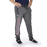 Officially Licensed Zubaz Men's NFL NFL Men's Marbled French Terry Jogger, New England Patriots, Size XX-Large