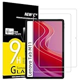 Protection d'écran en Verre Trempé Lenovo Tab M11 (11 Pouces). NEW'C Touche délicate: il est revêtu sur le dos avec un adhésif de silicium solide qui rend l'installation facile et attache le film fermement afin de ne pas influer sur la sensibilité de l'écran tactile.