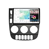 DUDUAUTO Android 13 Radio Stereo for Mercedes Benz ML320 1998-2002 Grey, Biorunn 9.5 Inch 2K Dual Band GPS Wireless Car-Play Android Auto Navi Head Unit DSP 12GB RAM 512GB ROM