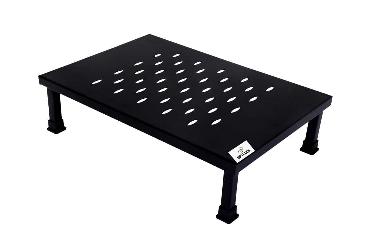 ROVERTR Double Heavy Gi Metal Microwave Oven Stand Oven Stand for Kitchen Microwave Stand