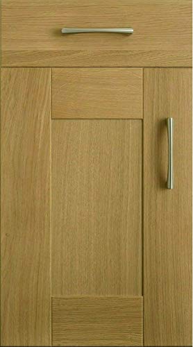 Oak Shaker Kitchen Unit Cupboard Door to fit Standard Cabinets (Sample 10mm x 100mm)