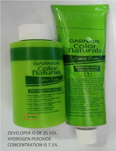 Garnier, Hair Colouring Creme, Long-lasting Colour, Smoothness & Shine, Color Naturals, Shade: 1 Natural Black, 70ml + 60g (PACK OF 2) 260g - Image 7
