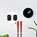 Toddmomy 2pcs Ski and Snowboard Wall Mount Hangers Easy Install Vertical Display Racks for Home and Garage Storage Durable Material Space-Saving Design for Ski Boards and Skateboards