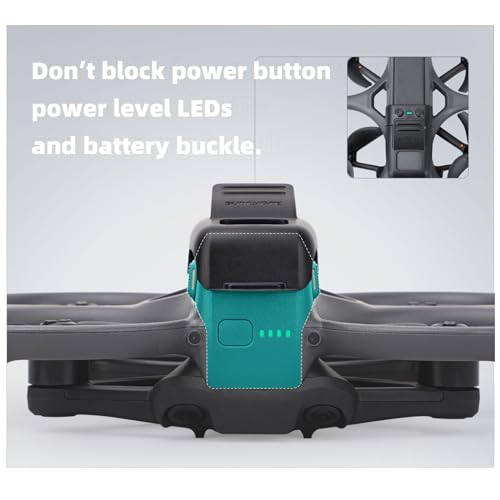 Image of Avata 2 Battery Anti-Release Buckle, Battery Holder Clip for DJI Avata 2 FPV Drone, Battery Anti-Falling Protection Guard Fixator Anti-Lost Fastener for DJI Avata 2 Accessories, black