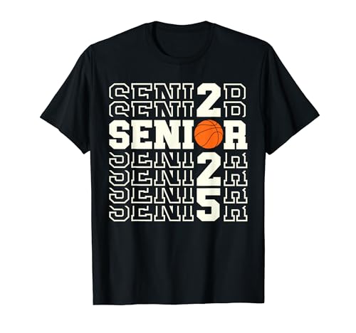 Senior 2025 Class of 2025 Basketball Seniors Regreso a la escuela Camiseta