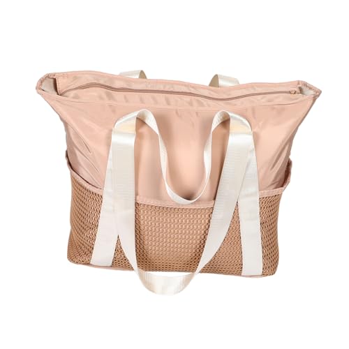 Large Beach Tote Bag for Women Sandproof Gym and Swim Bag for Travel Pool and Everyday Use Lightweight and Durable Design