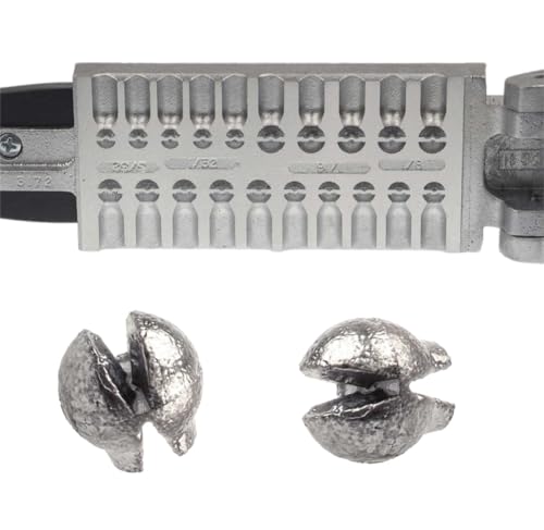 Do It Removable Split Shot Sinkerr 1/32, 1/16, 3/32, 1/8 oz. Do it Mold (3172) RM-20-S4 Cavities 20...