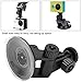 Small Car Suction Cup Mount, Mini Automobile Data Recorder Suction Stand, Car Front Windshield Suction Cup with 1/4 Inch Screw, for Action Camera