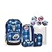 Produktbild ERGOBAG Pack-Set 16 Schulranzen-Set, 35 cm, 20 L, Blaue Kontrollen
