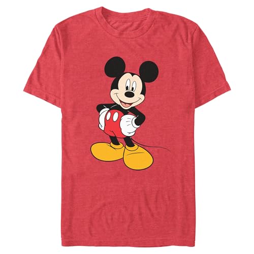 Disney Mickey Mouse Graphic Short Sleeve T-Shirt, Mens Tshirt