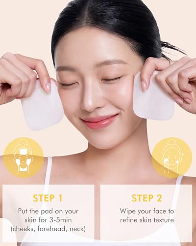 Image of DERMAL Vitamin C Toner Pads 120 Count - Niacinamide Sea Buckthorn Vitamin 11 Complex for Dark Spots & Dull Skin - Vegan Pure Cotton Pads with Tweezers (Korean Skincare)
