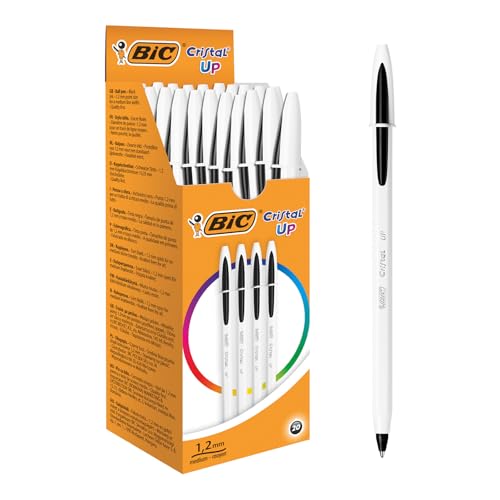 Realizzate con fusto bianco e tappo che richiama il colore dell'inchiostro