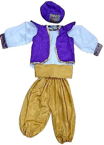 Kkalakriti Alladin Arabian Prince With Cap Fancy Dress Costume For Kids |Events,Theme Parties and Annual Day Performance (13-16 yrs) (B09SD72ZD2) Amazon Price History, Amazon Price Tracker