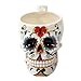 White Tribal Day of The Dead Love Lock Sugar Skull Drink Coffee Mug Cup Ceramic