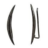 Moon Crawler Cuff Earrings - 925 Sterling Silver with 18K Black Gold Plating