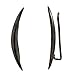 Moon Crawler Cuff Earrings - 925 Sterling Silver with 18K Black Gold Plating