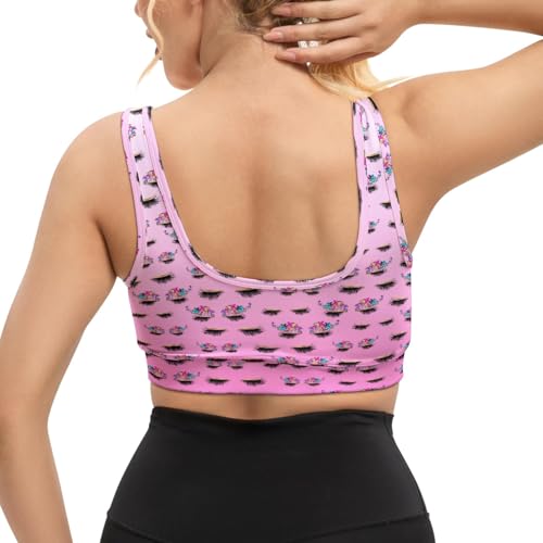 Image of Yoga top Women's Cheerleading Uniform Gym Outfit Running Crop Tops Yoga Shirts Casual Tank Top