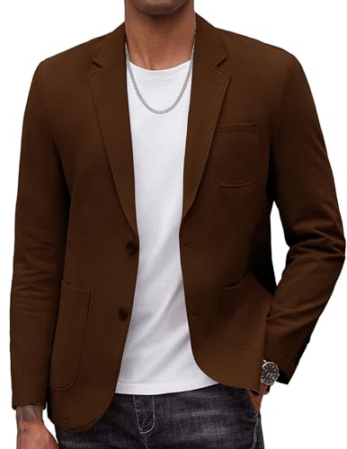 Veste de sport décontractée COOFANDY blazer homme coton pour bureau et sorties