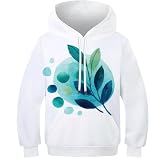 **Diseño atractivo en 3D**: Estas Watercolor sudaderas cuentan con impresionantes estampados en 3D que combinan animales divertidos y colores vibrantes, manteniendo a los niños entretenidos y a la moda sin riesgo de decoloración.