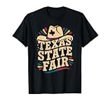 Texas State Fair Cowboy Hat Texas State Fair T-Shirt, Men, Black, 3X-Large
