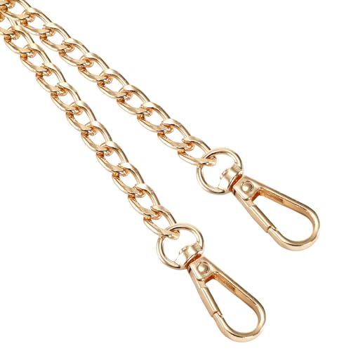 WRINGKIT 12 Pack Gold Purse Chains, 47" Crossbody Chain Strap, Purse Chain Strap Replacement, Metal Buckle, Bag Chains for DIY Handbags Crossbody Bags Wallet Clutch, Metal Bag Strap by WRINGKIT - Image 4