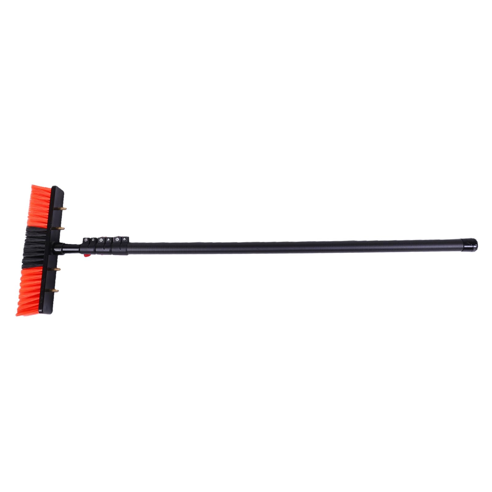 Generic de Limpieza de Ventanas con Poste Alimentado por Agua para una Limpieza Eficiente del Tejado - Kit de Cepillo de Panel Solar Telescópico de Fibra de Carbono de 3,6 M