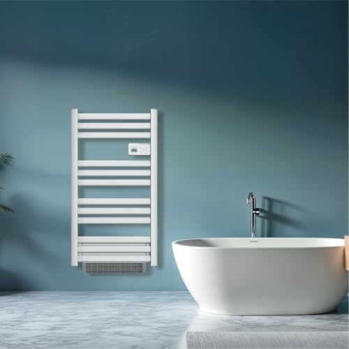 THOMSON - Sèche-serviette électrique sans fluide connecté WiFi avec soufflerie 500 + 1000W Thomson COSMO blanc