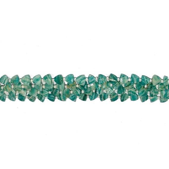 Amazonite briolettes véritables au fil de 8 pouces pour offrir un bijou poétique