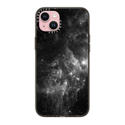 CASETiFY Compact Case for iPhone 15 Plus [Lightweight / 4 ft. 2X Military Grade Drop Protection/Slim] - Black Space Marble - Clear Black by CASETiFY - Used condition - US$8.22
