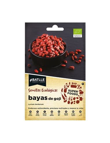 Sobre semillas de baya de goji 'superfoods' eco 680002bols batlle.