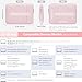 HYZUO 15-16 Inch Laptop Sleeve Bag Set for MacBook Pro 16 M4/M3/M2/M1 Pro/Max, 15" Surface Book, NoteBook Case for 15" 15.6" HP Dell Lenovo ThinkBook Asus Acer Samsung HUAWEI, Pale Pink