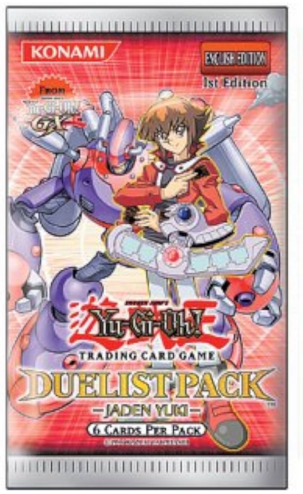 Amazon.com: YuGiOh GX Jaden Yuki Duelist Booster Pack : Toys & Games
