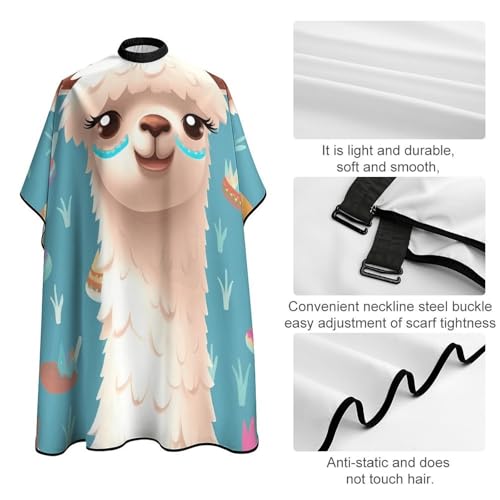Capa de Corte de Pelo Impermeable para Hombre y Mujer miniatura 4