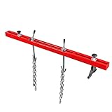 Flexzion Engine Support Bar 1100 Lbs 2 Points Lift Holder Hoist Gearbox Steel Mount Stand with Dual
