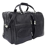 Piel Leather Complete Carry-All Bag, Black, One Size
