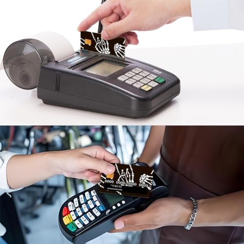 BSDUUIF Capa de cartão de crédito, película de cartão de débito, adesivos fofos de capa de débito co