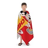 Northwest NFL Kansas City Chiefs Disney Character Hugger Pillow and Beach Towel Set, 27" x 54", Splash