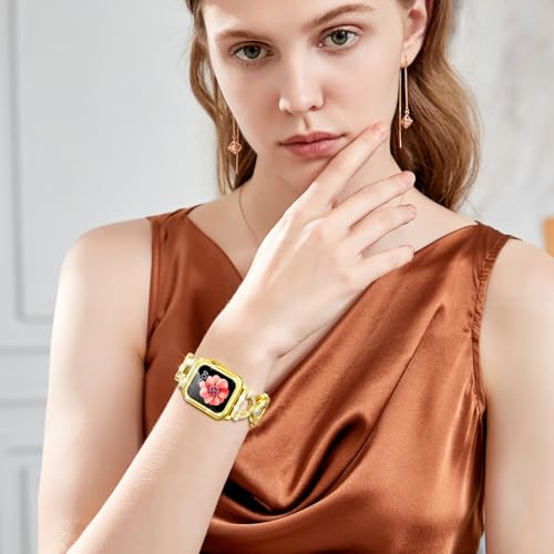 Image of Mesime Bling Jewelry Band Compatible with Apple Watch Bands for Women