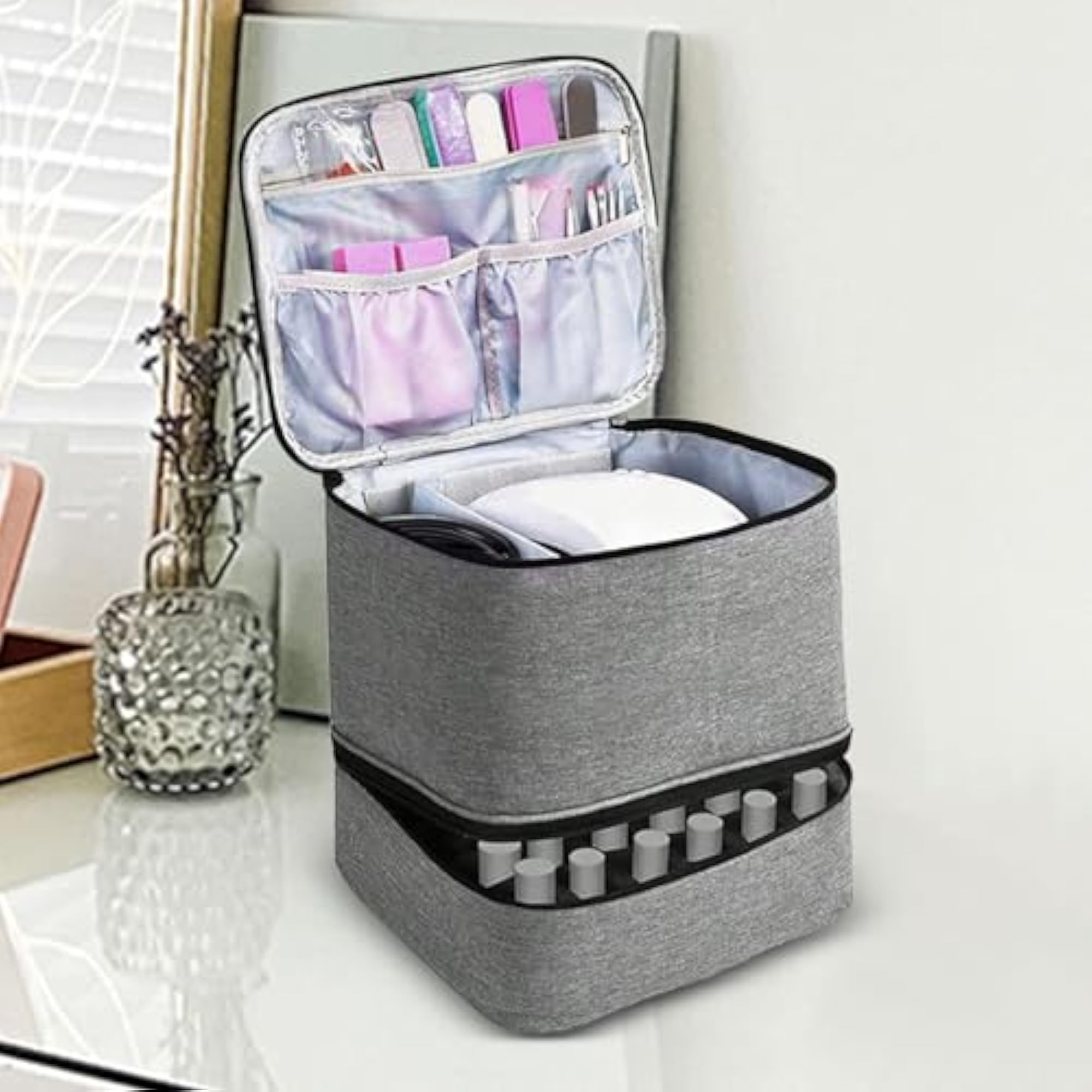 Nail Polish Organizer Case for Art Supply
