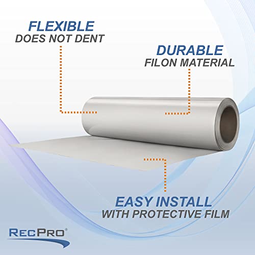 RecPro Arctic White RV Fiberglass/Filon Siding (35ft)