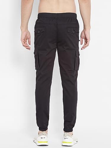 Image of SAPPER Men's Slim Fit Cotton Joggers