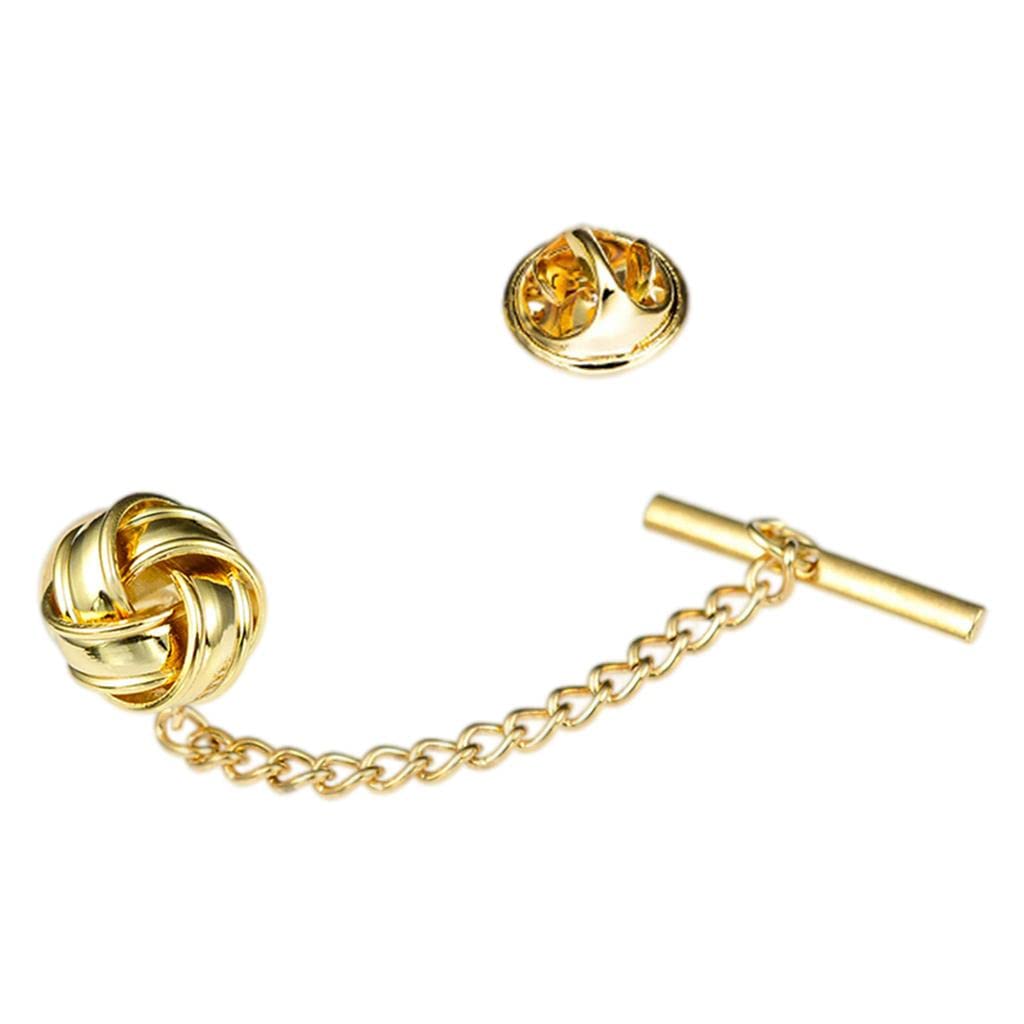 merishopp Mens Tie Tack Pins Collar Pin Brooch Lapel Pin For Valentine'S Day Gift Gold-picture-52