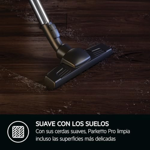 AEG AB61H6SW Aspirateur avec Sac/Grande Puissance d'aspiration sur Tous Les sols/avec Buses supplémentaires / 50% Plastique recyclé/Idéal pour Les asthmatiques, Les Personnes allergiques, Les