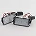 GOFORJUMP Luz de matrícula LED Super Brillante 2X18SMD Canbus para 99-05 S/Eat...
