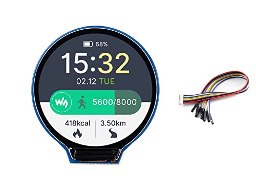 Écran LCD rond 240x240 RGB 65K avec pilote GC9A01 haute netteté