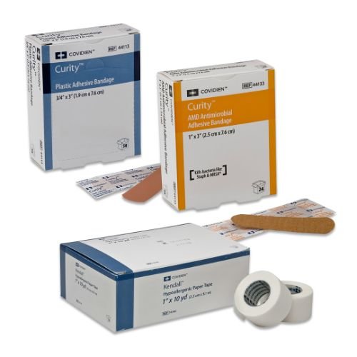 Covidien 44105 Fabric Adhesive Bandage, Fingertip (Pack of