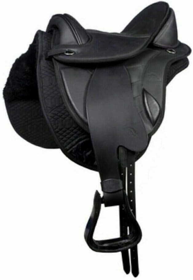 Classic Quality New Bareback Synthetic English Treeless Horse Saddle Tack Size 14" inches - 18" inches Seat Available DK-2234